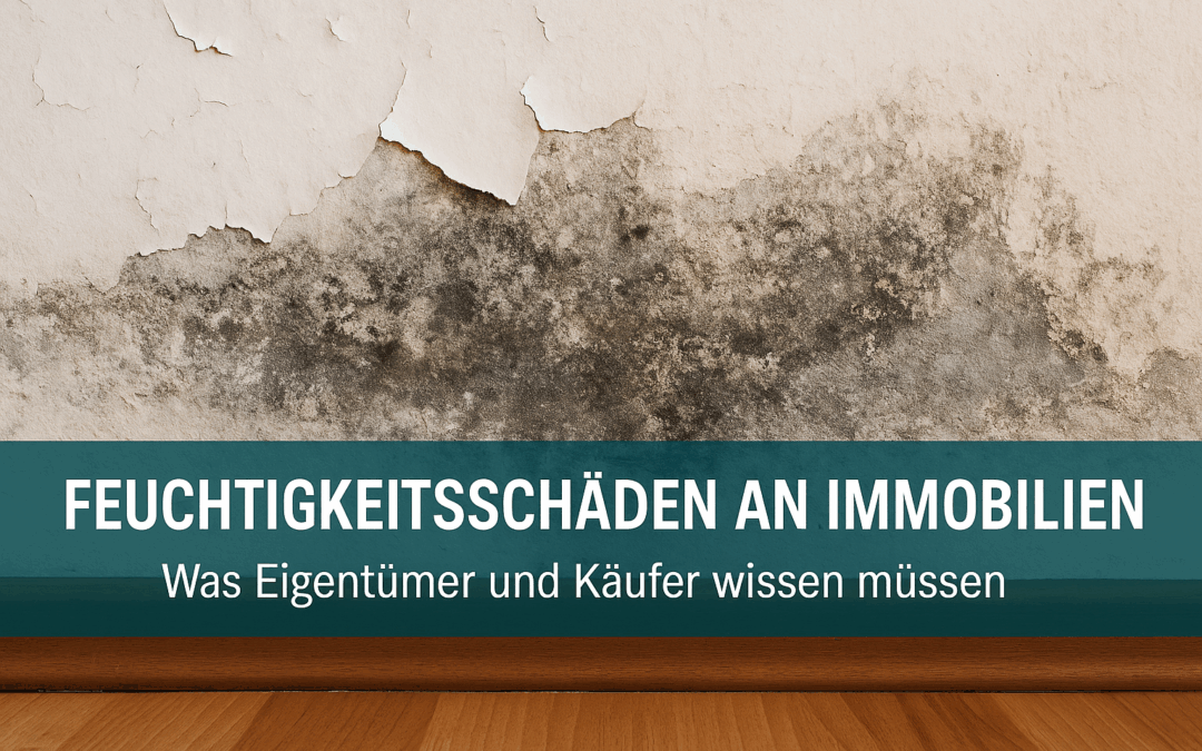 Feuchtigkeitsschäden früh erkennen und richtig handeln – was Eigentümer wissen müssen